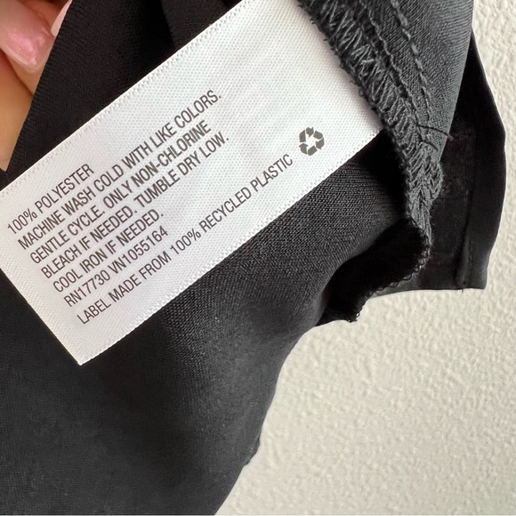 NWOT A New Day Black Slip Tank Cami Casual Trendy Contemporary Neutral Medium - Picture 8 of 8